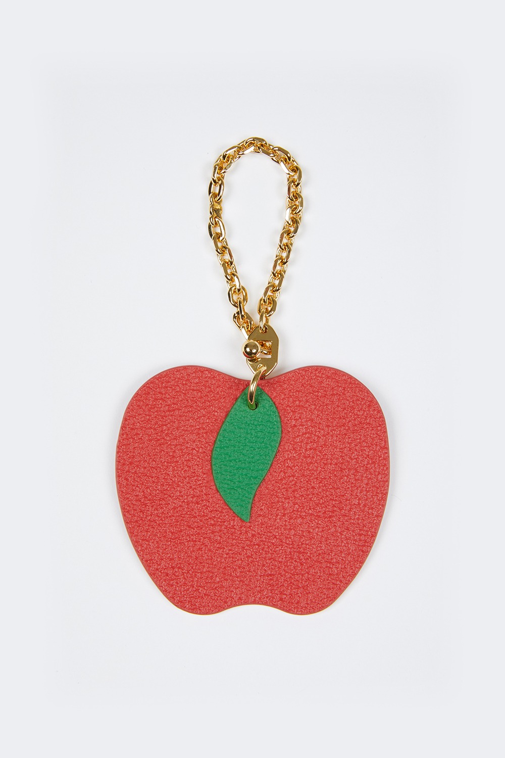 Apple Leather Charm (사과 참장식) / 레드